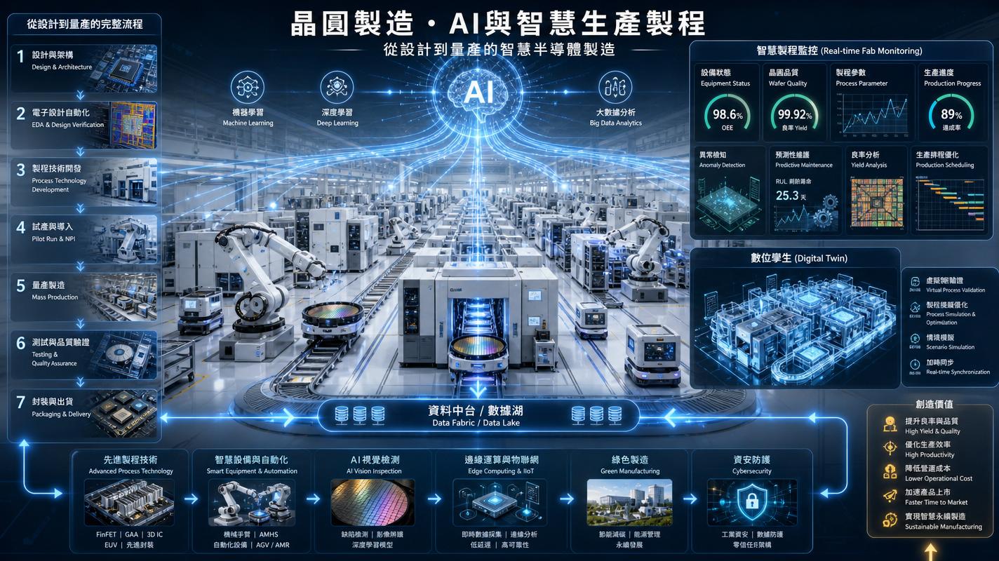 從良率提升到智慧決策：AI 晶圓製造應用解析